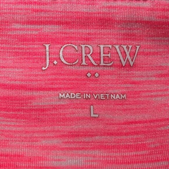 J.Crew Athletic Shorts Space-dyed Soft Stretchable Fabric Fitted Bold Pink L‎ - Picture 2 of 11